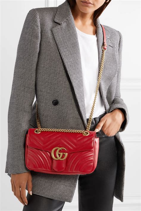 red gucci bag men|gucci red marmont bag small.